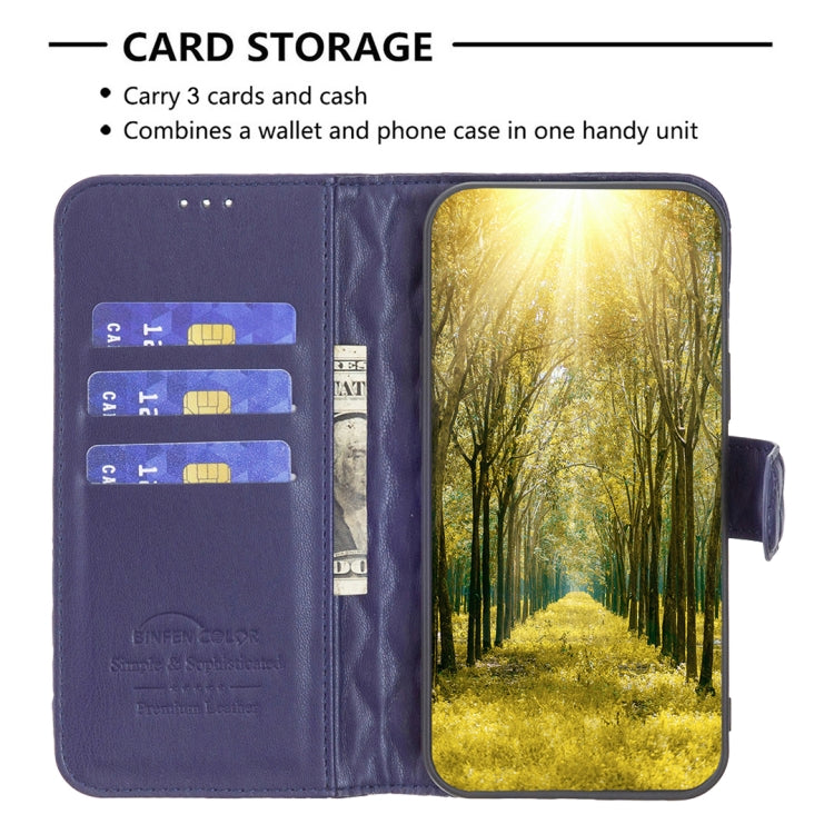 For Honor X9b/Magic6 Lite 5G Diamond Lattice Wallet Flip Leather Phone Case(Blue) - Honor Cases by PMC TechLife | Online Shopping South Africa | PMC TechLife | Buy Now Pay Later Mobicred