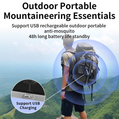 709 Outdoor Camping Ultrasonic Portable Mosquito Repeller(Black) - Outdoor Insect Repellent by PMC Jewellery | Online Shopping South Africa | PMC Jewellery | Buy Now Pay Later Mobicred