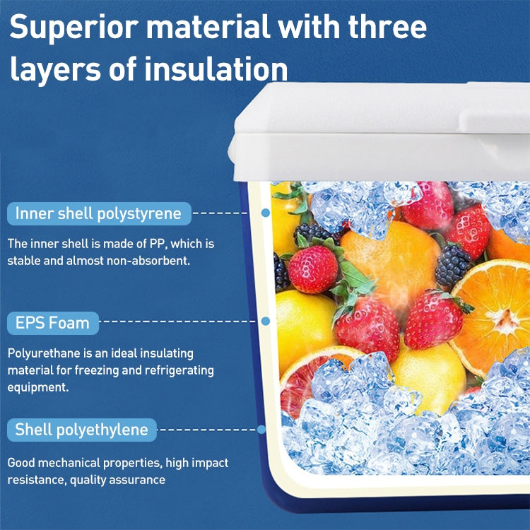 Portable Car Outdoor Ice Bucket Cooler mini Refrigerator 8L - Refrigerators by PMC TechLife | Online Shopping South Africa | PMC TechLife | Buy Now Pay Later Mobicred