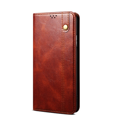 For Huawei Pura 70 Ultra Oil Wax Crazy Horse Texture Leather Phone Case(Brown) - Huawei Cases by PMC Jewellery | Online Shopping South Africa | PMC Jewellery | Buy Now Pay Later Mobicred