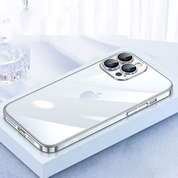 For iPhone 15 Pro Max SULADA JINGJIA Series Lens Protector PC Phone Case(Silver) - free shipping - PMC TechLife - Order now!