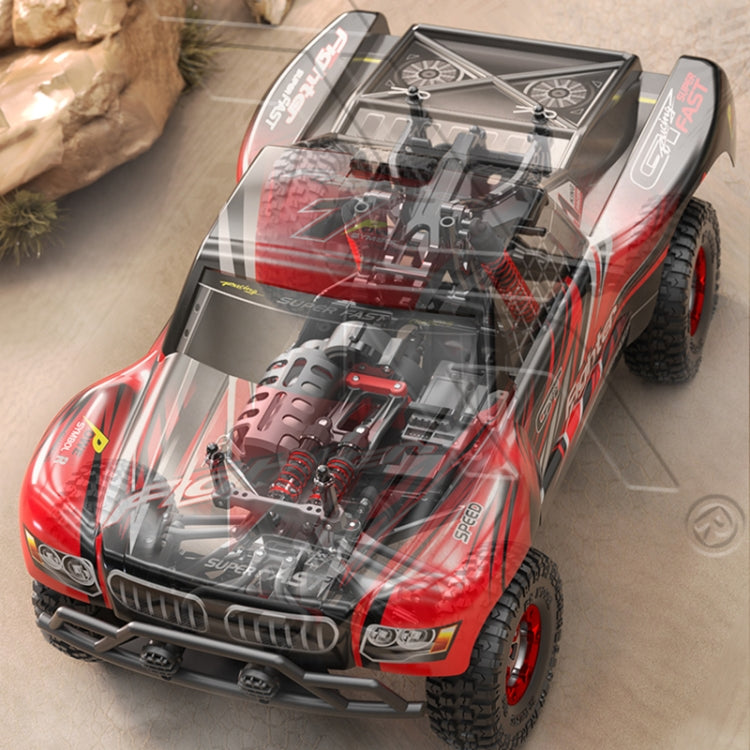 JJR/C Q39B 2.4G Four-wheel Drive High-speed Climbing Carbon Brush Motor RC Jeep(Red) - RC Cars by JJR/C | Online Shopping South Africa | PMC Jewellery | Buy Now Pay Later Mobicred