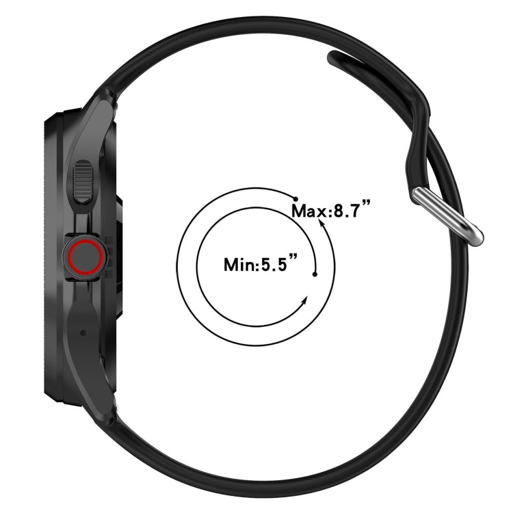 24mm Universal Small Waist Silicone Watch Band(Orange) - free shipping - PMc TechLife - Order now!
