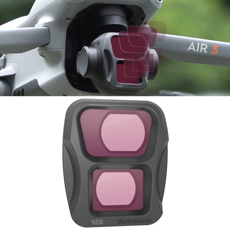 For DJI Air 3 Sunnylife Camera Lens Filter, Filter:ND8 - Lens Filter by Sunnylife | Online Shopping South Africa | PMC TechLife | Buy Now Pay Later Mobicred