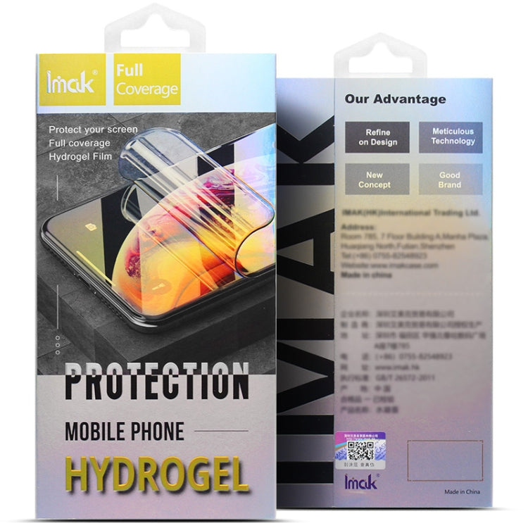 For Xiaomi Redmi K60 Ultra 5G 2pcs imak Curved Full Screen Hydrogel Film Back Protector - Redmi K60 Ultra Tempered Glass by imak | Online Shopping South Africa | PMC Jewellery