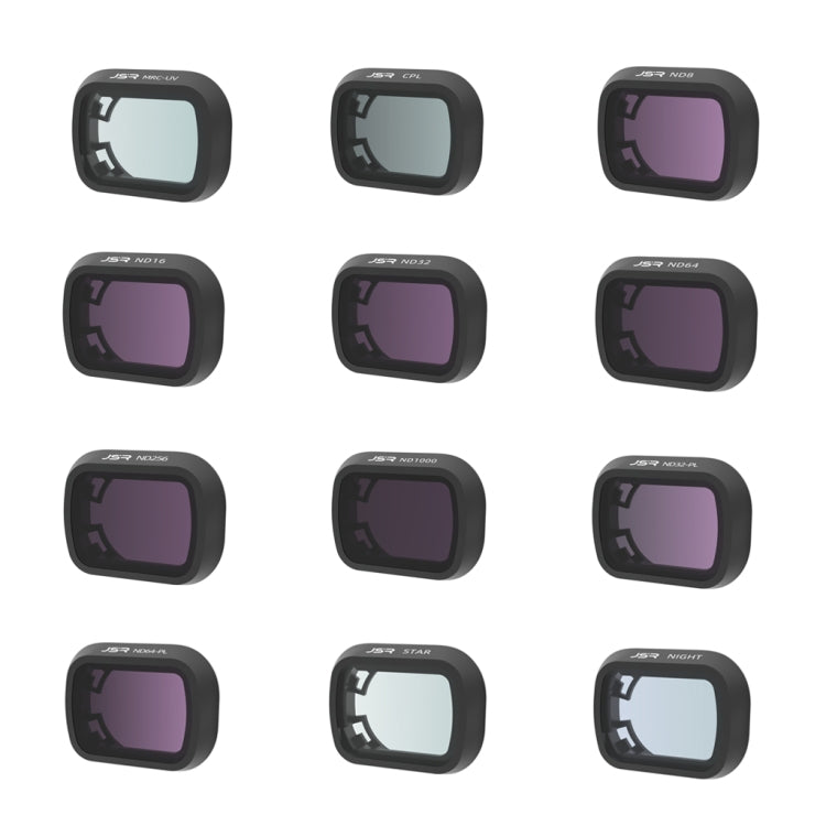 For DJI Mini 4 Pro JSR KB Series Drone Camera Lens Filter, Filter:12 in 1 UV CPL ND NDPL STAR - free shipping - PMC TechLife - Order now!