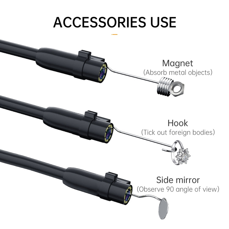 P200 8mm Front Lenses Detachable Industrial Pipeline Endoscope with 4.3 inch Screen, Spec:50m Tube -  by PMC Jewellery | Online Shopping South Africa | PMC Jewellery | Buy Now Pay Later Mobicred