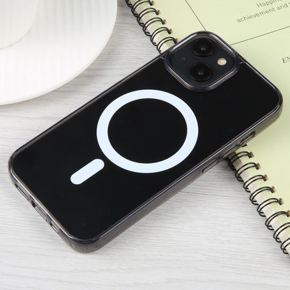 For iPhone 15 GEBEI MagSafe Magnetic Transparent Phone Case(Transparent Black) - iPhone 15 Cases by GEBEI | Online Shopping South Africa | PMC Jewellery