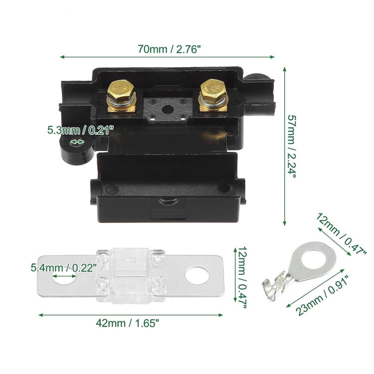 6 in 1 For Dual Battery Systems ANS Car Fuse Holder Fuse Box Kit, Current:100A - Fuse by PMC TechLife | Online Shopping South Africa | PMC TechLife | Buy Now Pay Later Mobicred