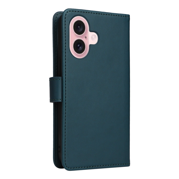 For iPhone 16 Plus BETOPNICE BN-005 2 in 1 Detachable Imitate Genuine Leather Phone Case(Blue) - iPhone 16 Plus Cases by BETOPNICE | Online Shopping South Africa | PMC Jewellery | Buy Now Pay Later Mobicred