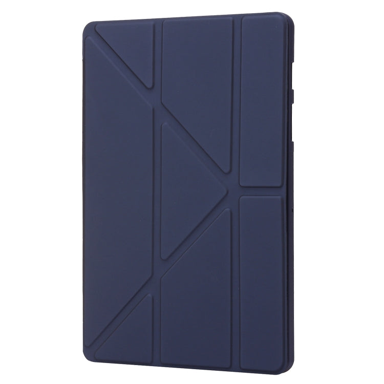 For Samsung Galaxy Tab S10+ / S9+ Deformation Silicone Leather Tablet Case(Dark Blue) - Galaxy Tab S9+ Cases by PMC Jewellery | Online Shopping South Africa | PMC Jewellery | Buy Now Pay Later Mobicred