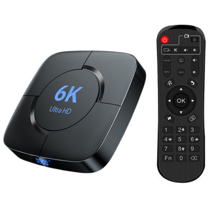 6K Ultra HD Android 12.0 Smart TV Box with Remote Control, 4GB+64GB, Allwinner H616 1.5GHZ Quad-Core(AU Plug) - Others by PMC Jewellery | Online Shopping South Africa | PMC Jewellery | Buy Now Pay Later Mobicred