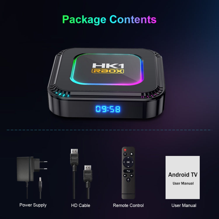 HK1 RBOX K8 8K Android 13.0 Smart TV Box with Remote Control, 2GB+16GB, RK3528 Quad-Core(AU Plug) - Others by PMC Jewellery | Online Shopping South Africa | PMC Jewellery | Buy Now Pay Later Mobicred
