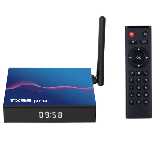 TX98 Pro 4K Ultra HD Android 12.0 Smart TV Box with Remote Control, 4GB+64GB, Allwinner H618 Quad-Core(EU Plug) - Others by PMC Jewellery | Online Shopping South Africa | PMC Jewellery | Buy Now Pay Later Mobicred
