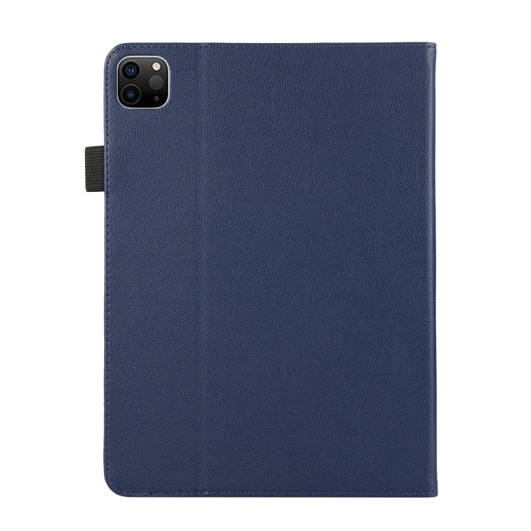 For iPad Pro 13 2024 Litchi Texture Leather Sucker Tablet Case(Dark Blue) - iPad Pro 13 2024 Cases by PMC Jewellery | Online Shopping South Africa | PMC Jewellery | Buy Now Pay Later Mobicred