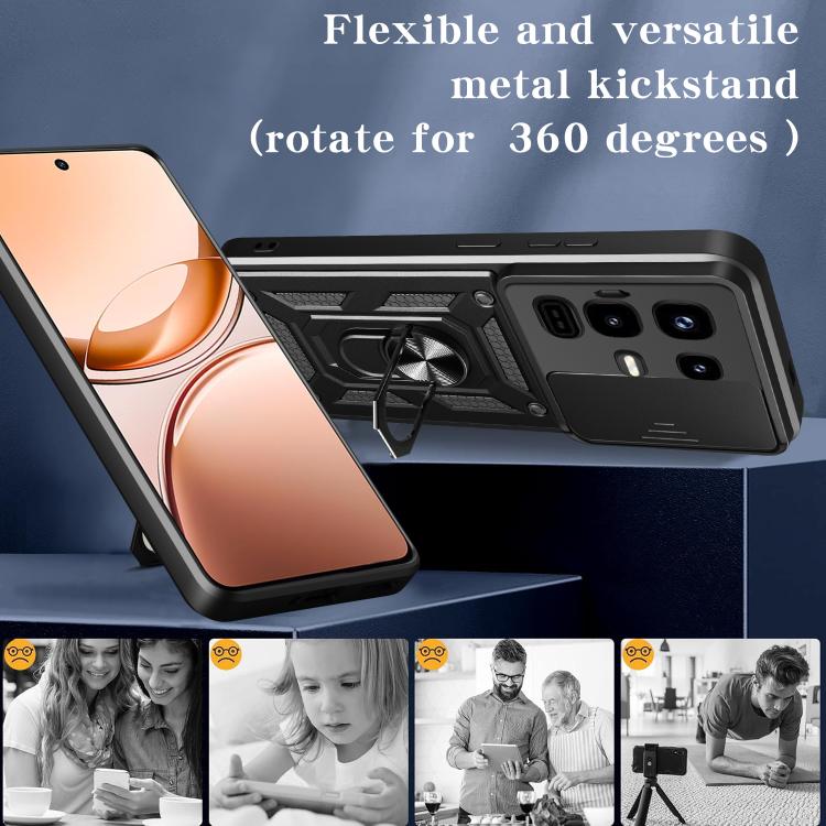 For Infinix Note 50 Pro 4G Sliding Camera Cover Design TPU+PC Phone Case(Green) - free shipping - PMC TechLife - Order now!