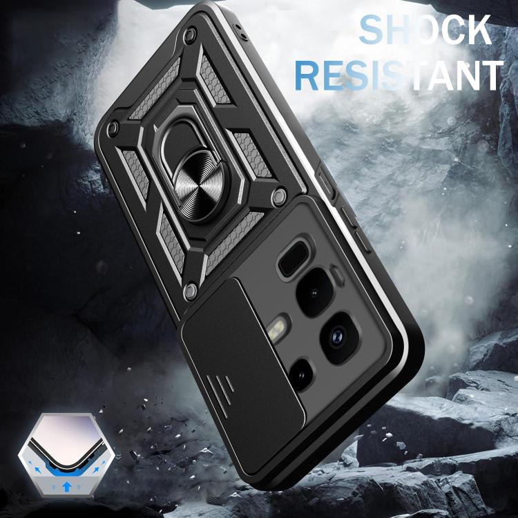 For Infinix Note 50x Sliding Camera Cover Design TPU+PC Phone Case(Blue) - free shipping - PMC TechLife - Order now!