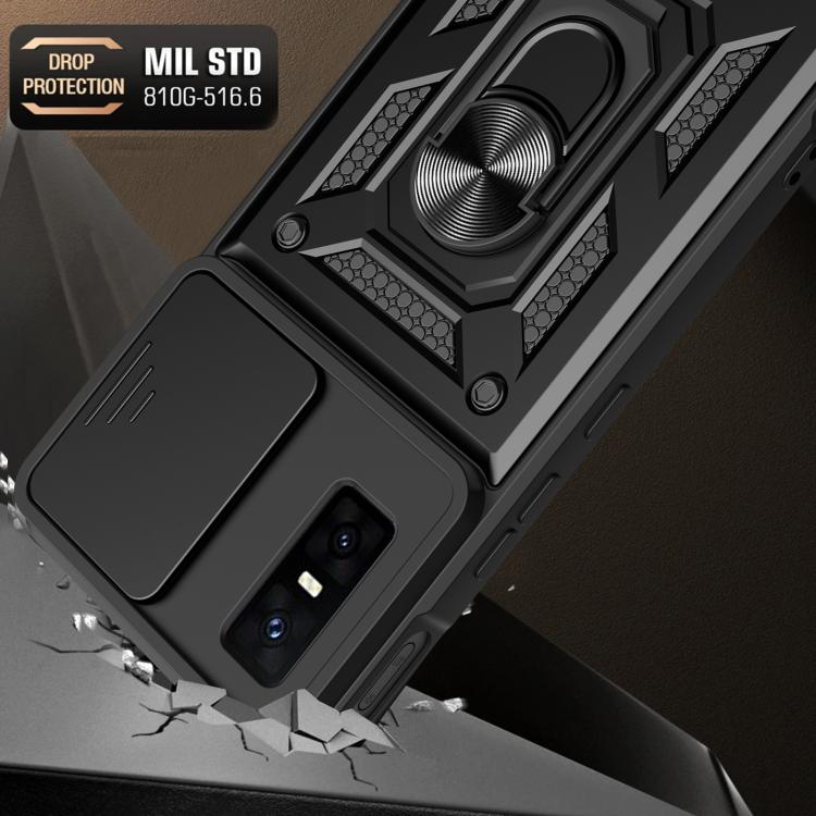 For Infinix GT 30 Pro Sliding Camera Cover Design TPU+PC Phone Case(Silver) - free shipping - PMC TechLife - Order now!