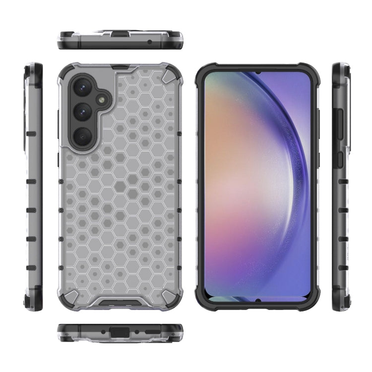 For Samsung Galaxy A35 5G Shockproof Honeycomb PC + TPU Protective Phone Case(White) - Galaxy Phone Cases by PMC Jewellery | Online Shopping South Africa | PMC Jewellery