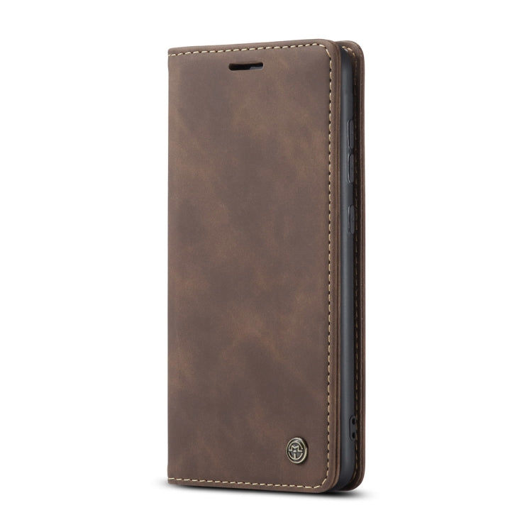 For Samsung Galaxy A41 CaseMe-013 Multifunctional Retro Frosted Horizontal Flip Leather Case with Card Slot & Holder & Wallet(Coffee) - Galaxy Phone Cases by CaseMe | Online Shopping South Africa | PMC Jewellery | Buy Now Pay Later Mobicred