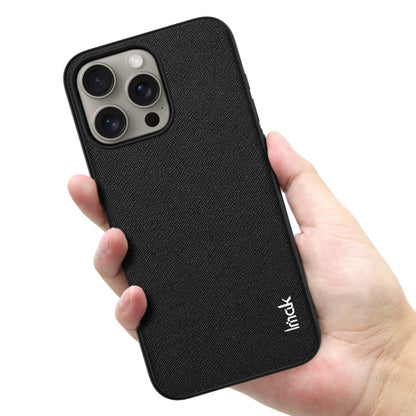 For iPhone 15 Pro Max IMAK LX-5 Series Shockproof PC + PU + TPU Protective Phone Case(Cross Texture) - iPhone 15 Pro Max Cases by imak | Online Shopping South Africa | PMC Jewellery | Buy Now Pay Later Mobicred