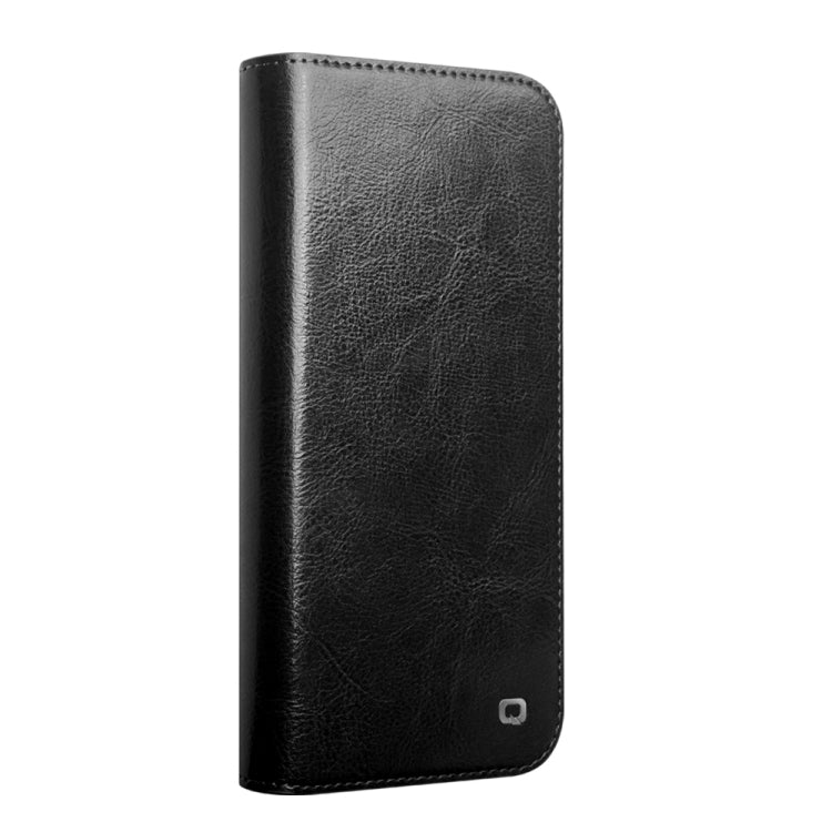 For iPhone 16 QIALINO Classic Genuine Leather Phone Case(Black) - free shipping - PMC Jewellery - Order now!