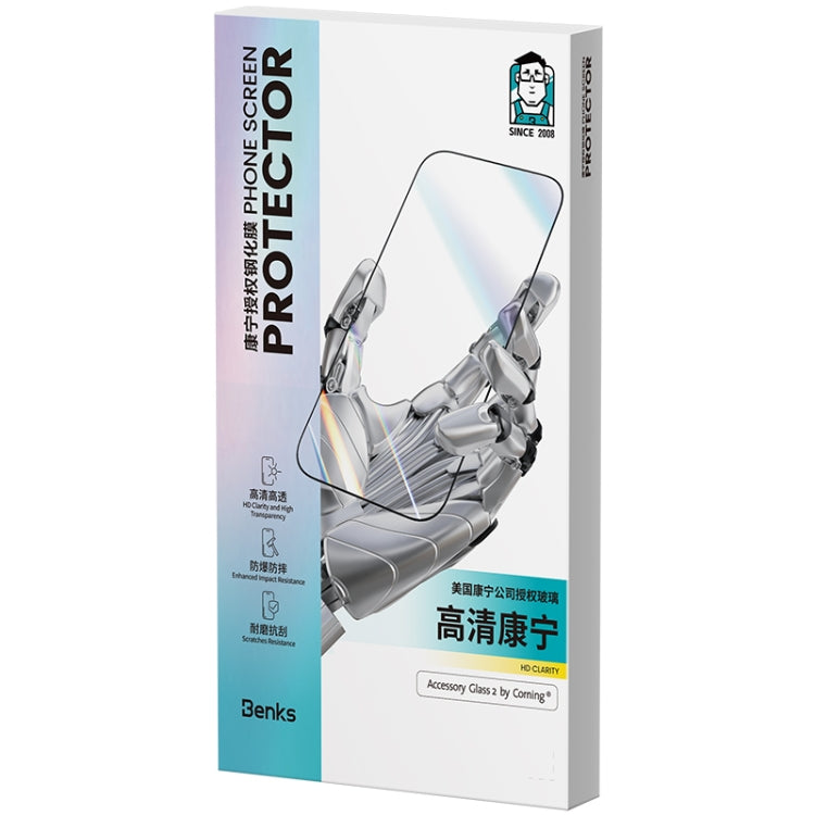 For iPhone 15 Pro Max Benks King Kong Corning HD Tempered Glass Film - iPhone 15 Pro Max Tempered Glass by Benks | Online Shopping South Africa | PMC Jewellery | Buy Now Pay Later Mobicred