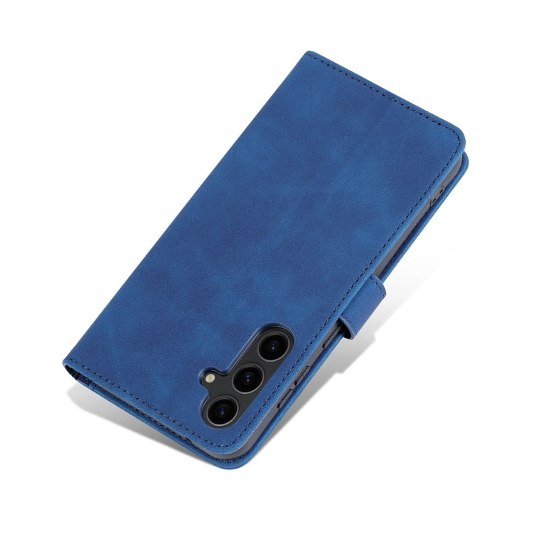 For Samsung Galaxy S24+ 5G AZNS Skin Feel Calf Texture Flip Leather Phone Case(Blue) - Galaxy S24+ 5G Cases by AZNS | Online Shopping South Africa | PMC Jewellery | Buy Now Pay Later Mobicred