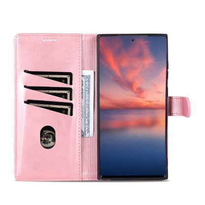 For Samsung Galaxy S24 Ultra 5G AZNS Skin Feel Calf Texture Flip Leather Phone Case(Rose Gold) - Galaxy S24 Ultra 5G Cases by AZNS | Online Shopping South Africa | PMC Jewellery | Buy Now Pay Later Mobicred