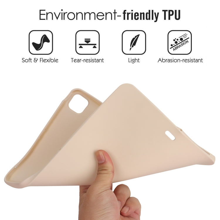 For iPad Air 11 2024 Oil Spray Skin-friendly TPU Tablet Case(Milk White) - iPad Air 11 2024 Cases by PMC Jewellery | Online Shopping South Africa | PMC Jewellery | Buy Now Pay Later Mobicred