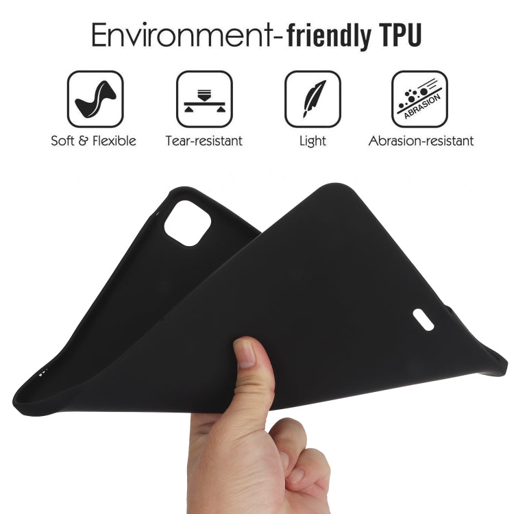 For iPad Pro 11 2024 Oil Spray Skin-friendly TPU Tablet Case(Black) - iPad Pro 11 2024 Cases by PMC TechLife | Online Shopping South Africa | PMC TechLife | Buy Now Pay Later Mobicred