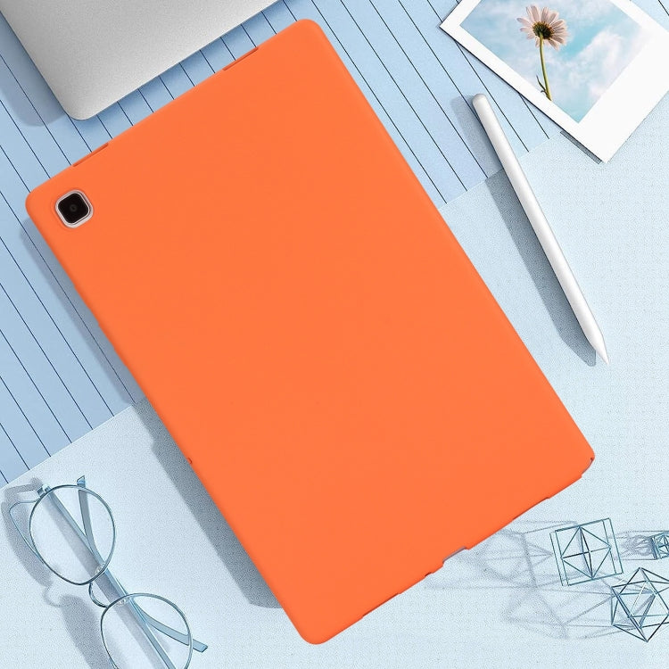 For Samsung Galaxy Tab S9 Oil Spray Skin-friendly TPU Tablet Case(Orange) - Galaxy Tab S9 Cases by PMC Jewellery | Online Shopping South Africa | PMC Jewellery | Buy Now Pay Later Mobicred