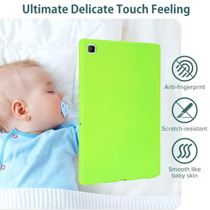 For Samsung Galaxy Tab S9 Oil Spray Skin-friendly TPU Tablet Case(Fluorescent Green) - Galaxy Tab S9 Cases by PMC Jewellery | Online Shopping South Africa | PMC Jewellery | Buy Now Pay Later Mobicred