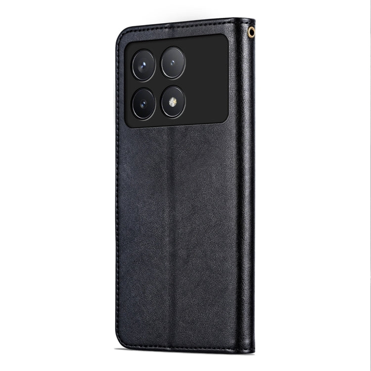 For Xiaomi Redmi K70 / K70 Pro AZNS Sheepskin Texture Flip Leather Phone Case(Black) - K70 Pro Cases by AZNS | Online Shopping South Africa | PMC Jewellery | Buy Now Pay Later Mobicred