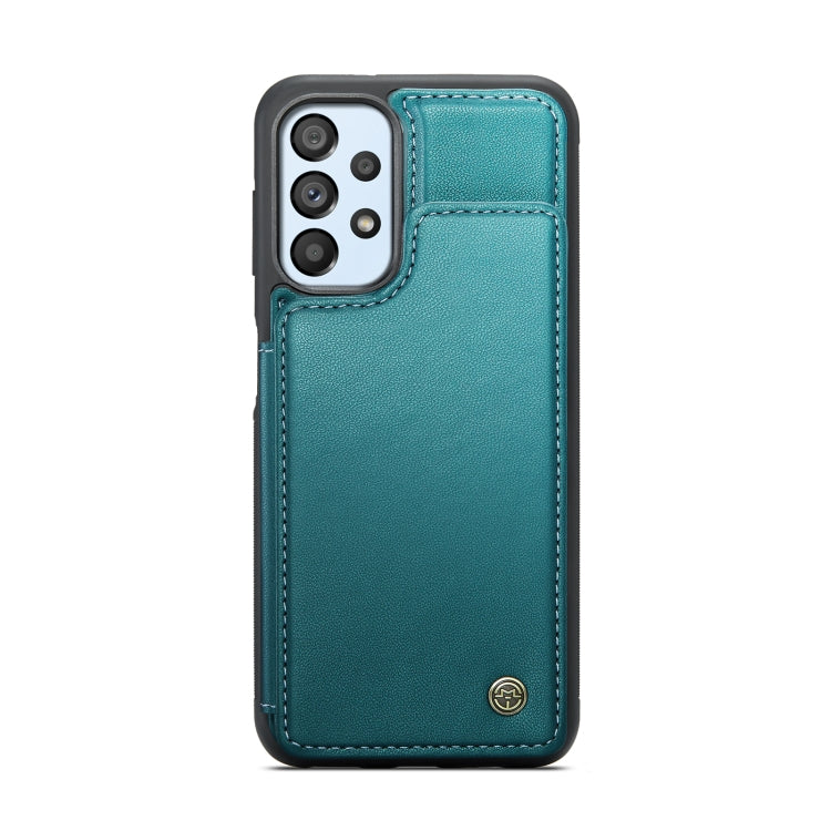 For Samsung Galaxy A53 5G CaseMe C22 Card Slots Holder RFID Anti-theft Phone Case(Blue Green) - Galaxy Phone Cases by CaseMe | Online Shopping South Africa | PMC Jewellery | Buy Now Pay Later Mobicred