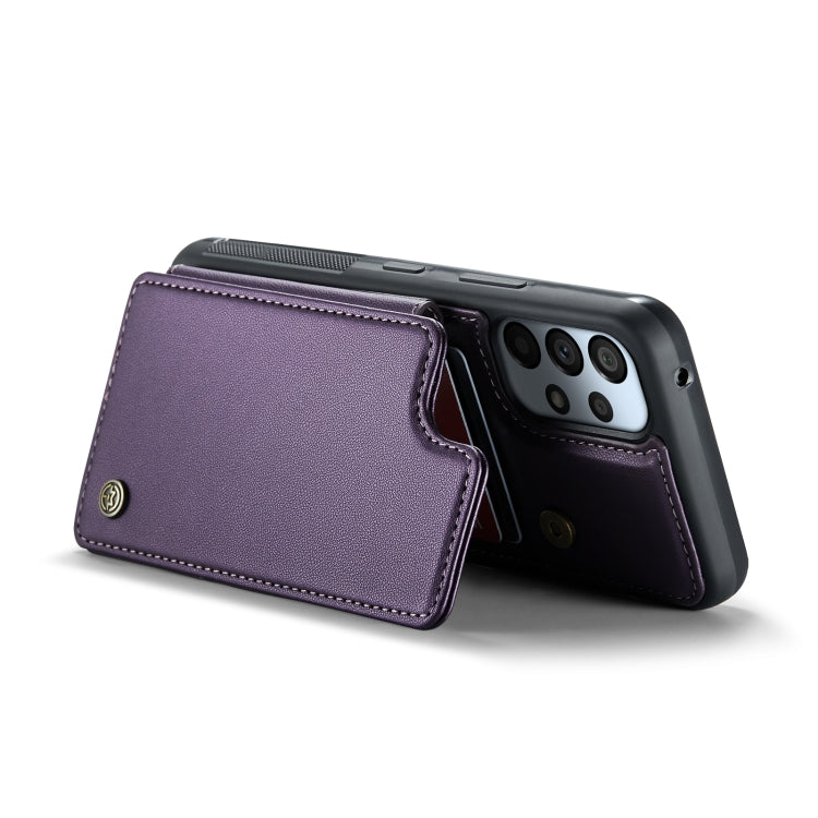 For Samsung Galaxy A53 5G CaseMe C22 Card Slots Holder RFID Anti-theft Phone Case(Purple) - Galaxy Phone Cases by CaseMe | Online Shopping South Africa | PMC Jewellery | Buy Now Pay Later Mobicred