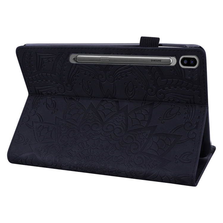 For Samsung Galaxy Tab S11 / S10 / S9 FE Calf Texture Embossed Leather Tablet Case(Black) - free shipping - PMC Jewellery - Order now!