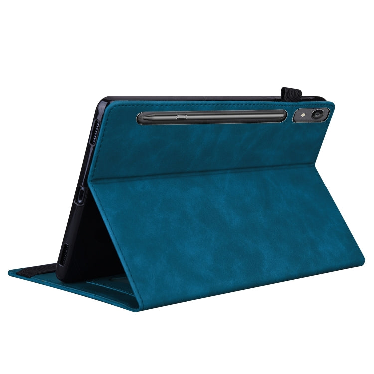 For Lenovo Tab P12 12.7 Splicing Shockproof Leather Tablet Case(Blue) - Lenovo by PMC TechLife | Online Shopping South Africa | PMC TechLife | Buy Now Pay Later Mobicred