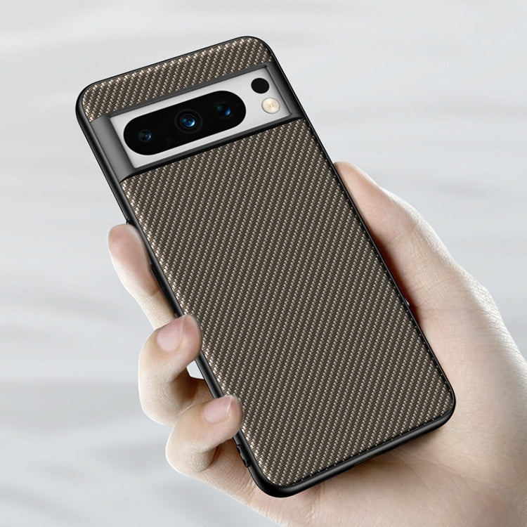 For Google Pixel 9 Ultra-thin Carbon Fiber Texture Printing Phone Case(Gold) - Google Cases by PMC TechLife | Online Shopping South Africa | PMC TechLife | Buy Now Pay Later Mobicred