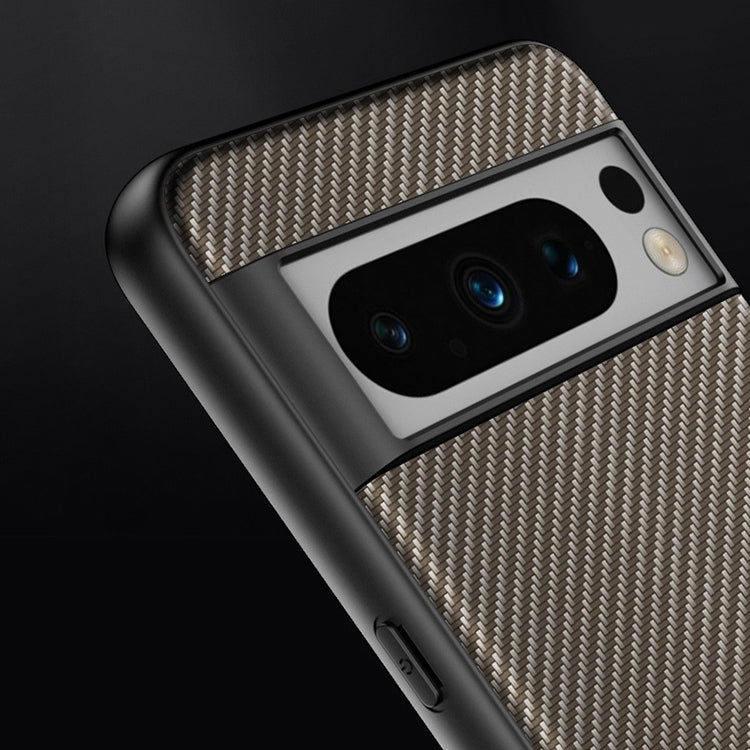 For Google Pixel 9 Ultra-thin Carbon Fiber Texture Printing Phone Case(Gold) - Google Cases by PMC TechLife | Online Shopping South Africa | PMC TechLife | Buy Now Pay Later Mobicred