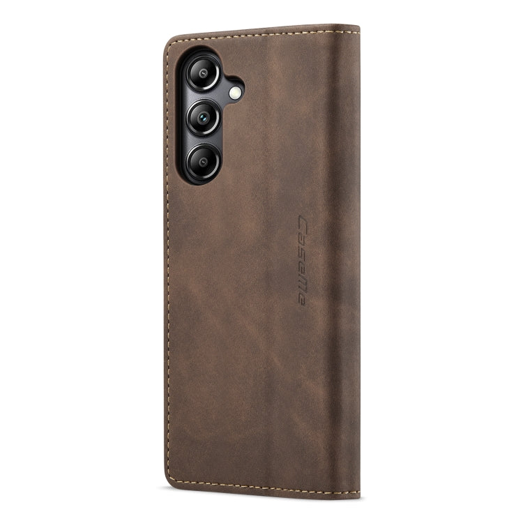 For Samsung Galaxy A05s CaseMe 013 Multifunctional Horizontal Flip Leather Phone Case(Coffee) - Galaxy Phone Cases by CaseMe | Online Shopping South Africa | PMC Jewellery | Buy Now Pay Later Mobicred