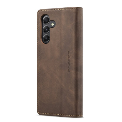 For Samsung Galaxy A25 5G CaseMe 013 Multifunctional Horizontal Flip Leather Phone Case(Coffee) - Galaxy Phone Cases by CaseMe | Online Shopping South Africa | PMC Jewellery | Buy Now Pay Later Mobicred