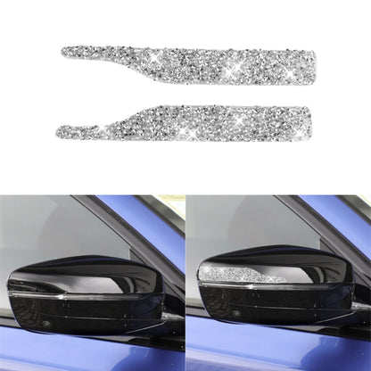 For BMW Car Rearview Mirror Anti-collision Strip Diamond Decoration Sticker, Left and Right Drive - Car Interior Mouldings by PMC Jewellery | Online Shopping South Africa | PMC Jewellery | Buy Now Pay Later Mobicred