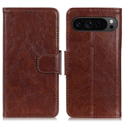 For Google Pixel 9 Pro Nappa Texture Horizontal Flip Leather Phone Case(Brown) - Google Cases by PMC Jewellery | Online Shopping South Africa | PMC Jewellery | Buy Now Pay Later Mobicred