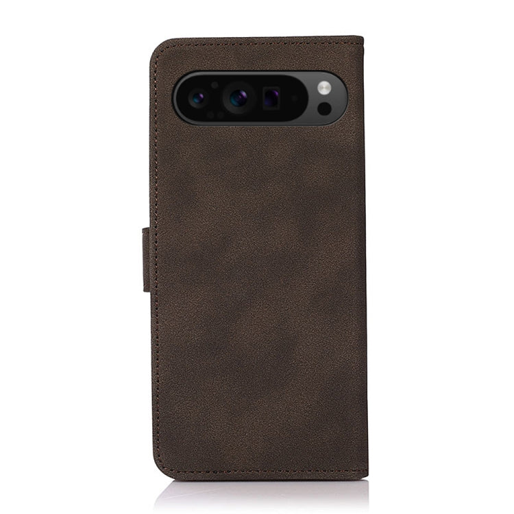 For Google Pixel 9 Pro KHAZNEH Matte Texture Leather Phone Case(Brown) - Google Cases by PMC Jewellery | Online Shopping South Africa | PMC Jewellery | Buy Now Pay Later Mobicred