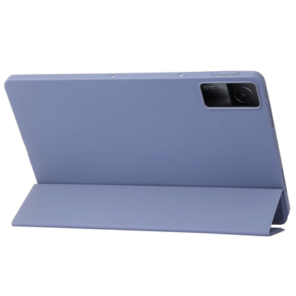 For Xiaomi Redmi Pad SE Deformation Silicone Leather Tablet Case(Dark Blue) - More Tablet Cases by PMC Jewellery | Online Shopping South Africa | PMC Jewellery | Buy Now Pay Later Mobicred