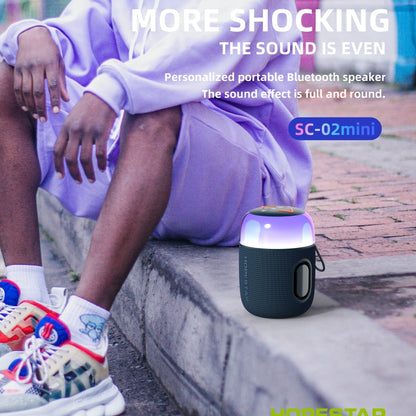 HOPESTAR SC-02 10W Portable Mini Wireless Bluetooth Speaker(Dark Blue) - Mini Speaker by HOPESTAR | Online Shopping South Africa | PMC Jewellery | Buy Now Pay Later Mobicred