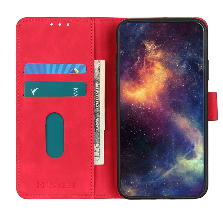 For Google Pixel 9 KHAZNEH Retro Texture Flip Leather Phone Case(Red) - Google Cases by PMC Jewellery | Online Shopping South Africa | PMC Jewellery | Buy Now Pay Later Mobicred