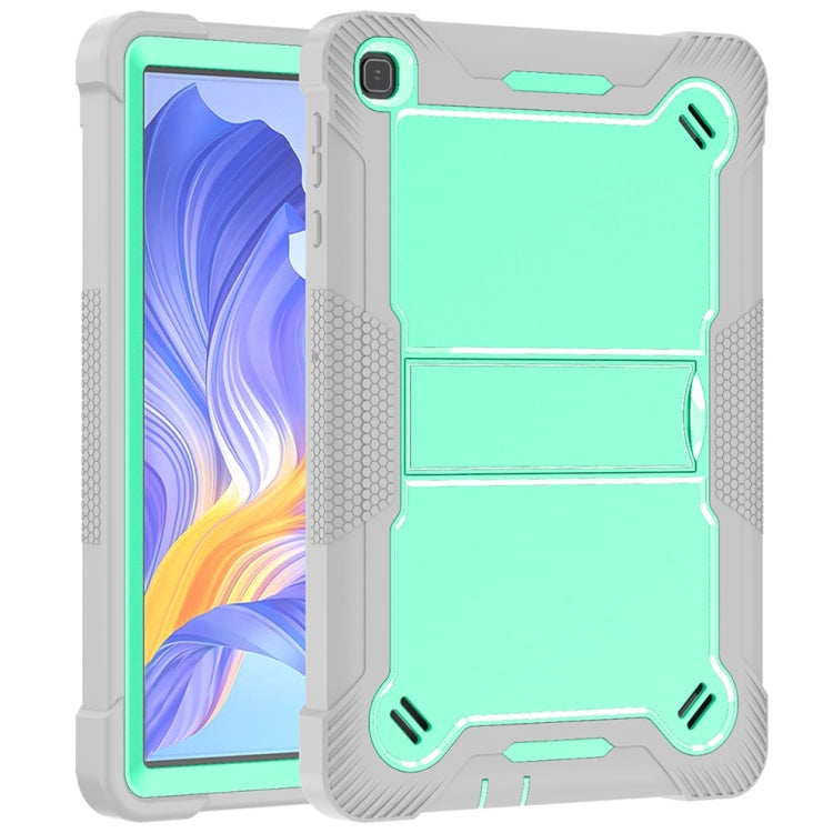 For Honor Pad X8 Shockproof Silicone Hybrid PC Tablet Case with Holder(Mint Green + Grey) - free shipping - PMC TechLife - Order now!