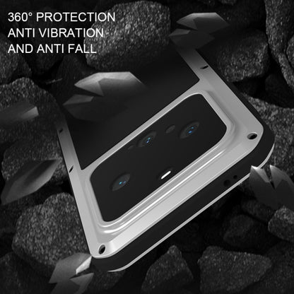 For Huawei Mate 60 Pro / 60 Pro+ LOVE MEI Metal Shockproof Life Waterproof Dustproof Phone Case(Black) - Huawei Cases by LOVE MEI | Online Shopping South Africa | PMC Jewellery